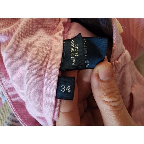 Mens Polo By Ralph Lauren Cotton Pink‎ Shorts 34 - Picture 6 of 7